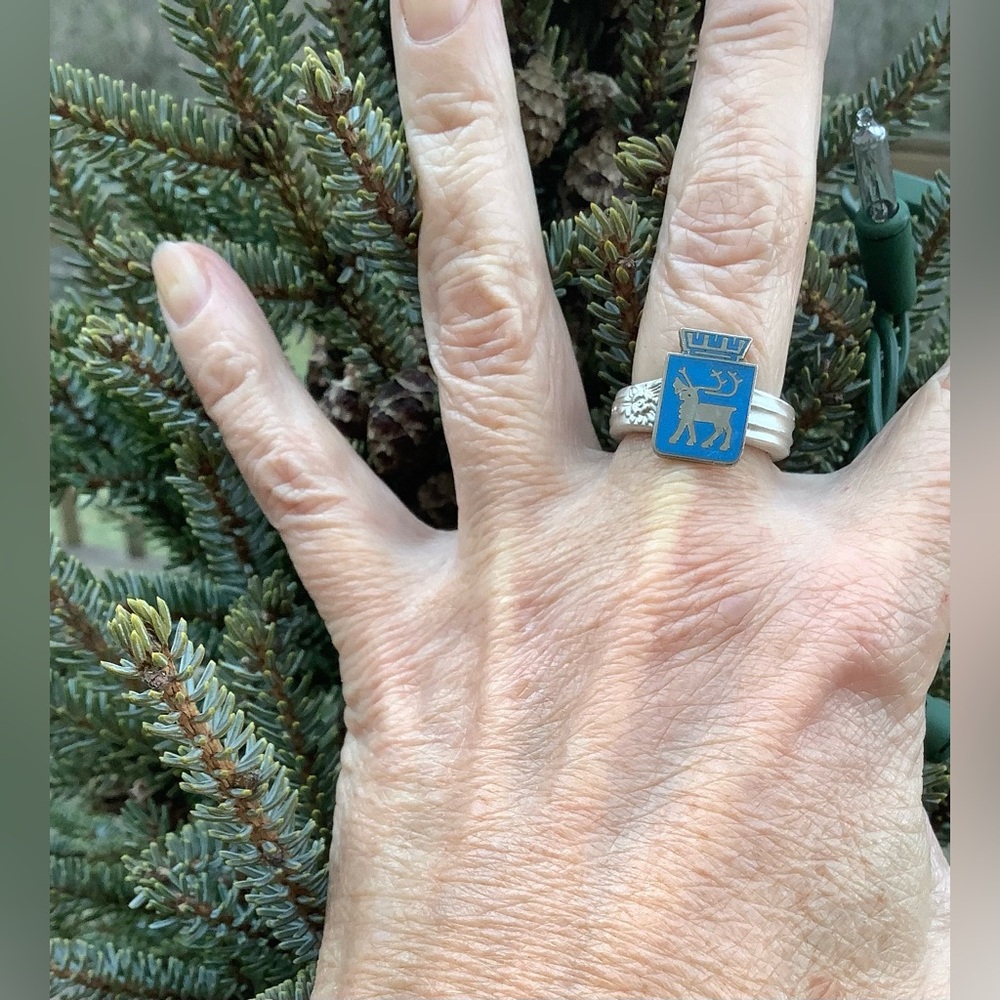 Reindeer ring, 7.25 - Picture 7 of 8